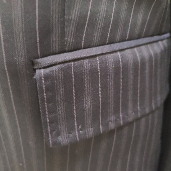 VINTAGE PIERRE CARDIN PARIS TAILORED FITTED BLAZER JACKET HANDSTITCHED sz 40 - Picture 5 of 7